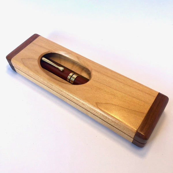Portalápiz de escritorio madera arce