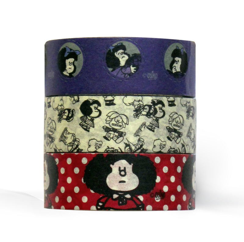 Set 3 cintas adhesivas Mafalda