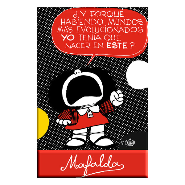 Libreta Mafalda, cierre magnético