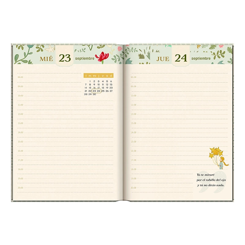 Agenda 2026- EL PRINCIPITO (Diaria)/ BOOK (12x17 cm)