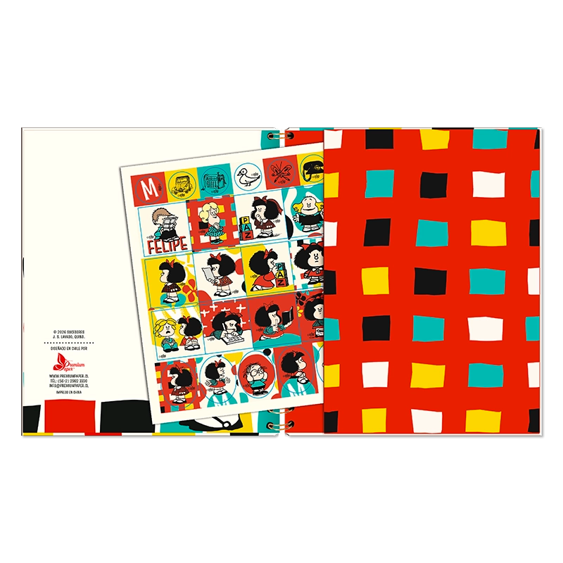 Agenda 2026- MAFALDA (DIARIA)/ Espiral Cuaderno (17x20 cm)