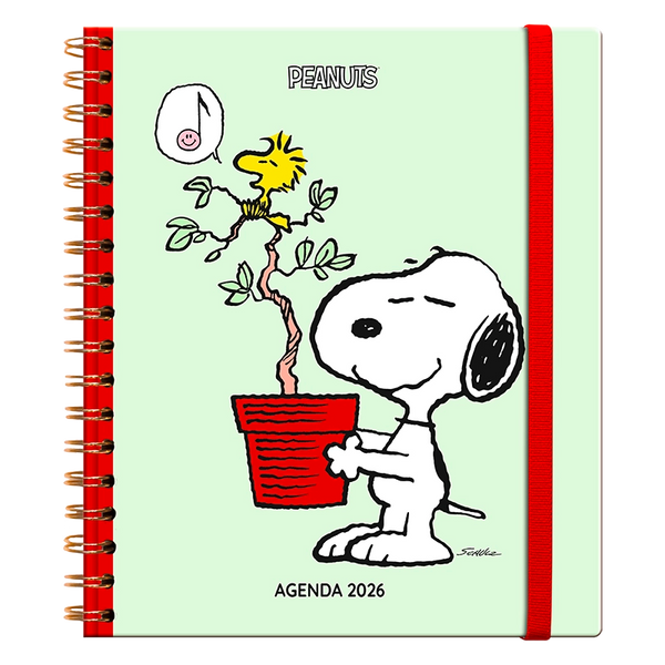 Agenda 2026- SNOOPY (Semanal)/ Cuaderno espiral (17x20 cm)