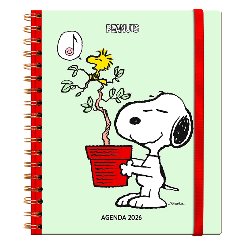 Agenda 2026- SNOOPY (Semanal)/ Cuaderno espiral (17x20 cm)