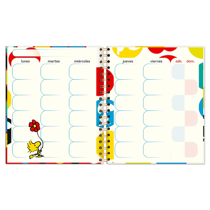 PLANNER- SNOOPY (Semanal)/ Cuaderno espiral (17x20 cm)