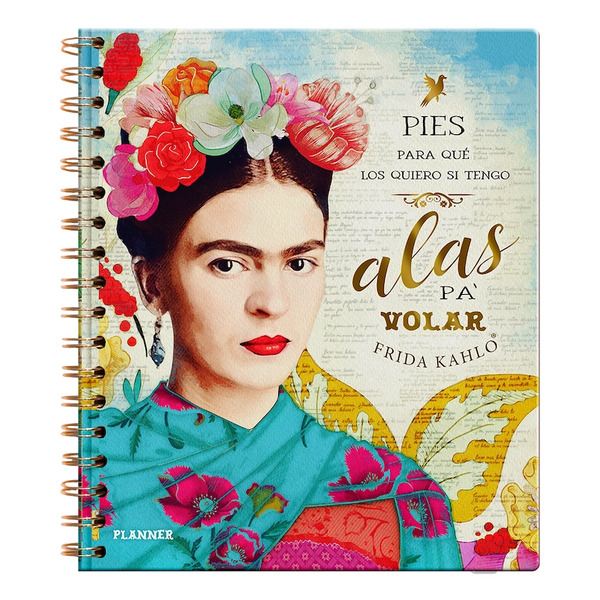 PLANNER - FRIDA KAHLO (Semanal)/ Espiral Cuaderno (17x20 cm)