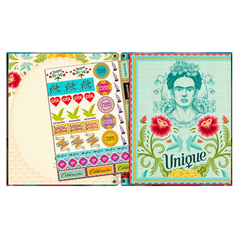 PLANNER - FRIDA KAHLO (Semanal)/ Espiral Cuaderno (17x20 cm)