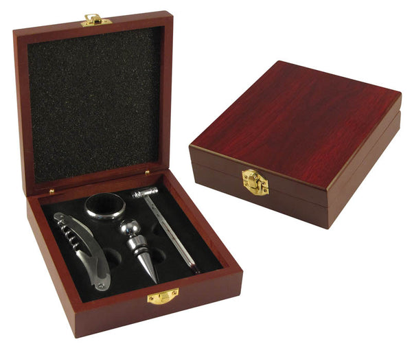 Set de vino madera
