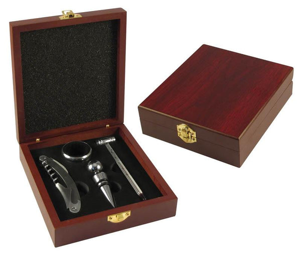 Set de vino madera