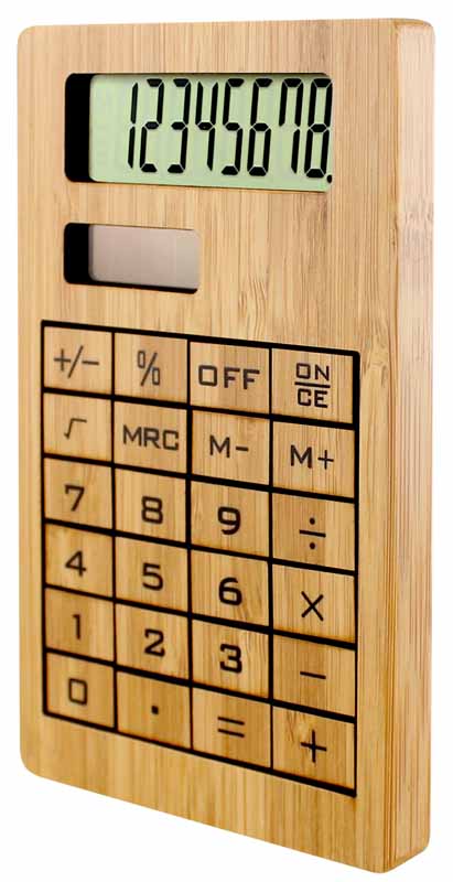 Calculadora bambú