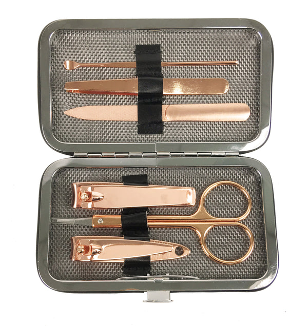 Set manicure cobrizado