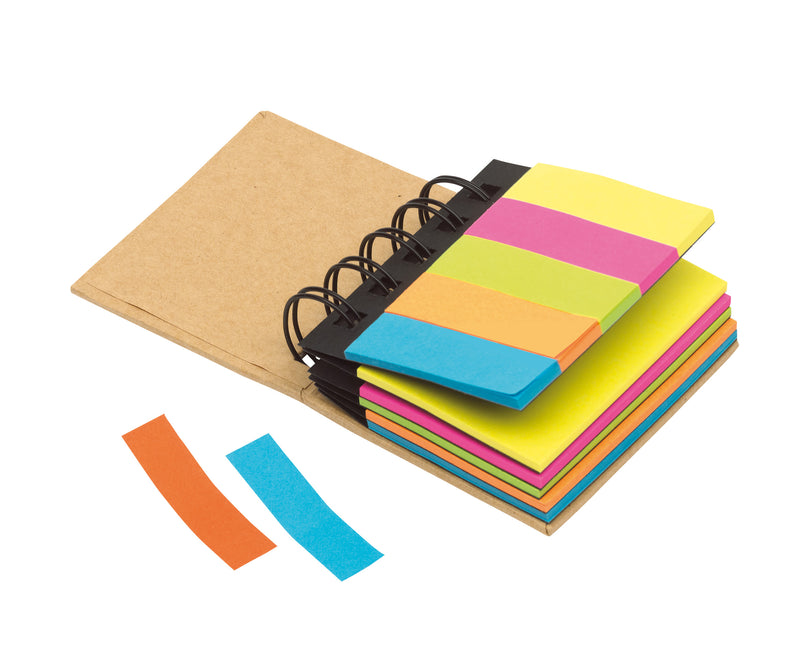 Set post it ecológico con espiral