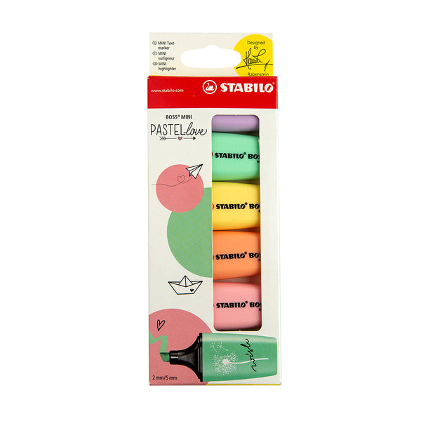 Set destacadores Stabilo Mini