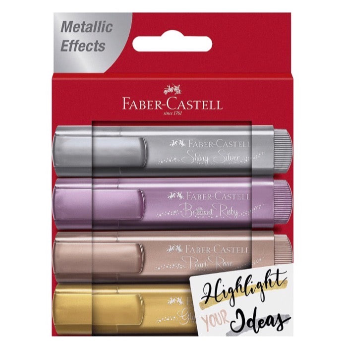 Destacadores METÁLICOS Faber-Castell