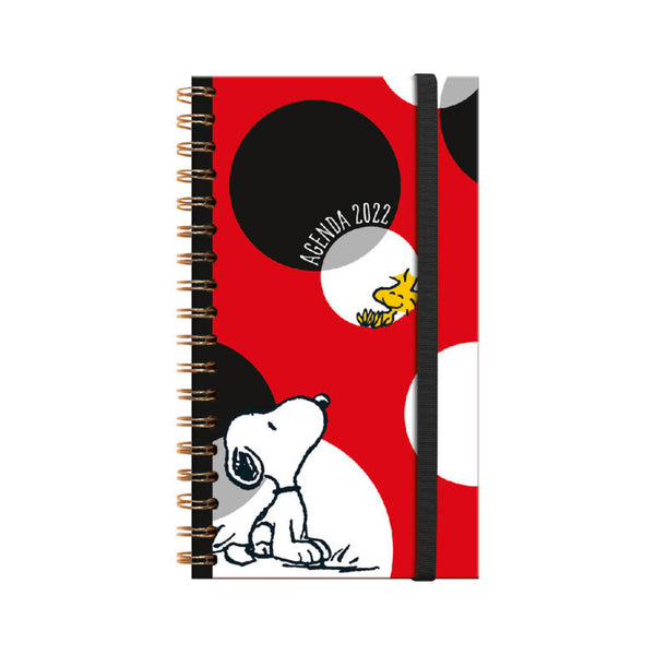 SALDOS!:  Agenda 2022- SNOOPY/ Espiral chequera (9x16 cm)