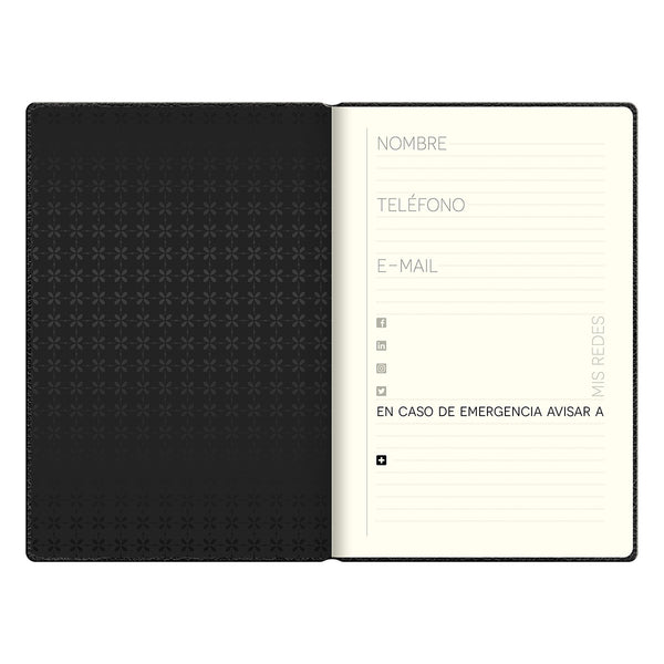 SALDOS!: Agenda 2022- ECOCUERO BICOLOR/ A5 (14x21cm)