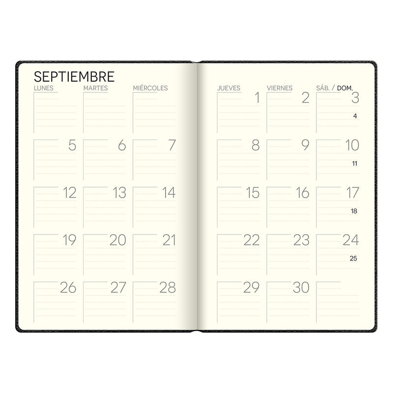 SALDOS!: Agenda 2022- ECOCUERO BICOLOR/ A5 (14x21cm)