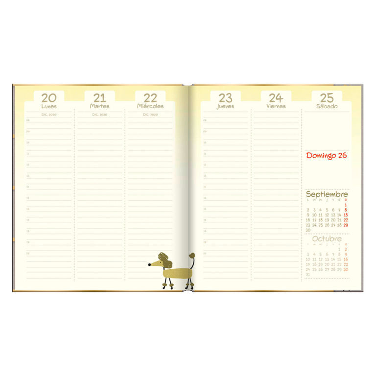 SALDOS!: Agenda 2022- DOGS (17x20cm)